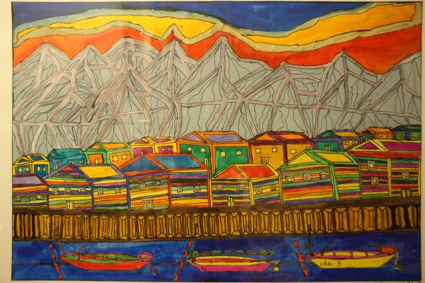 Bunter Hafen