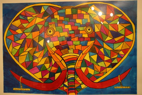 Bunter Elefant