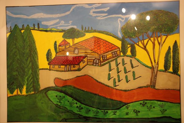 Bunter Hof